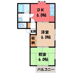 エフハウス Ⅰの物件間取画像